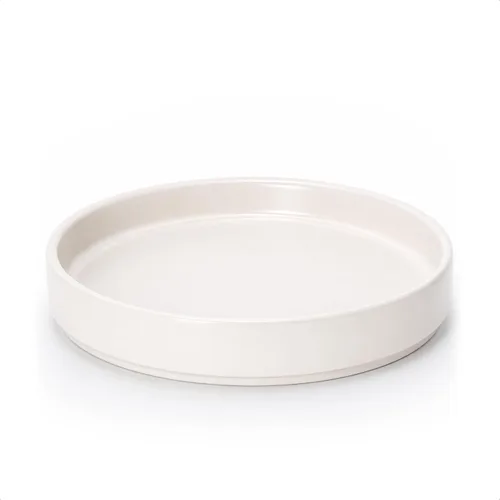 Miniatura 34 de D'vine Dev Maceta Redonda Moderna de Cerámica de 3.7 Pulgadas con Platillo, Bandeja de Drenaje para Macetas de Interior, Negro Mate, 97-T-B-1