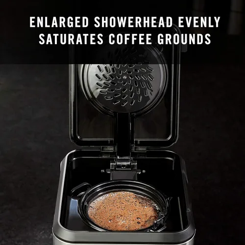 Miniatura 5 de Calphalon Cafetera programable con jarra de cristal, 14 tazas, acero inoxidable