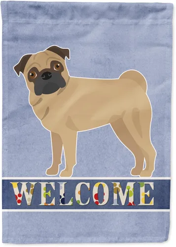 Miniatura 107 de Caroline's Treasures CK3647CHF - Bandera de bienvenida con diseño de bulldog francés, manga grande, para porche, para colgar en la pared, poliéster