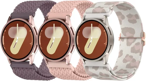 Miniatura 19 de Delidigi Bandas elásticas compatibles con Samsung Galaxy Watch 7/6/5/4 de 1.575 pulgadas, 1.732 pulgadas, Watch 6 Classic de 1.732 pulgadas, Watch 5