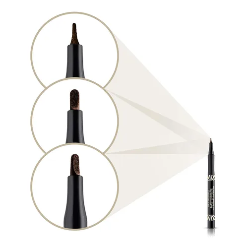 Miniatura 3 de Max Factor Masterpiece Delineador líquido de alta precisión, 0.0 fl oz, chocolate