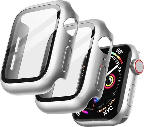 Miniatura 18 de JETech Funda con protector de pantalla para Apple Watch SE 3/2/1 (2025/2022/2020)/Series 6 5 4 de 1.575 pulgadas, cubierta protectora total, Negro
