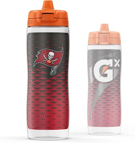 Miniatura 17 de Gatorade Gx NFL - Botellas antideslizantes para apretar, 30 onzas líquidas, sistema de hidratación Gx