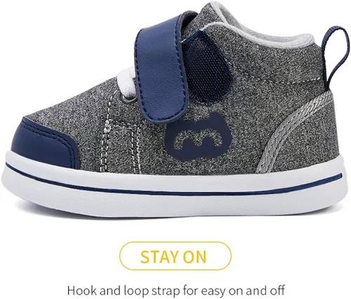 Miniatura 3 de BMCiTYBM Zapatos para bebé niño y niña, suaves, antideslizantes, ligeros, para caminar en el primer paso, 6, 9, 12, 18, 24 meses