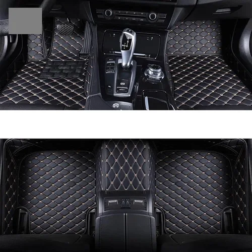 Miniatura 11 de Tapete de auto personalizado para Nissans X-Trail Rogues XTrail, accesorios para automóvil, alfombra de pie (color todo negro)