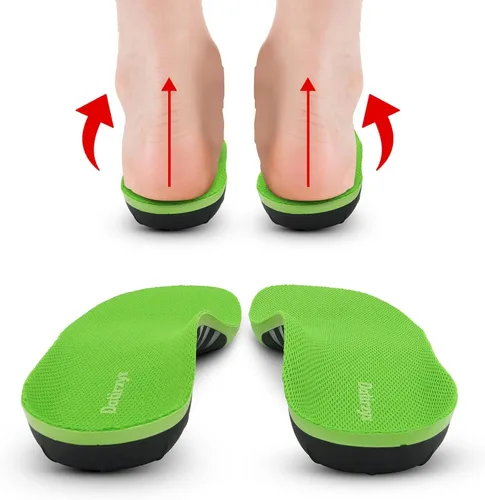 Miniatura 3 de Plantillas para fascitis plantar, plantillas de soporte de arco alto, alivio del dolor, 250 libras + pies planos, plantillas ortopédicas de apoyo