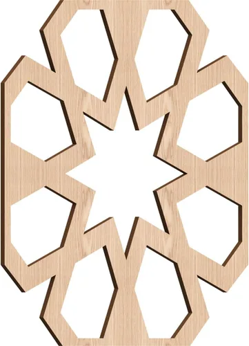 Miniatura 29 de Jackson Decorative Fretwork Wood Wall Panels, Large, 23 3/8" W x 23 3/8" H x 1/4" T, Cherry