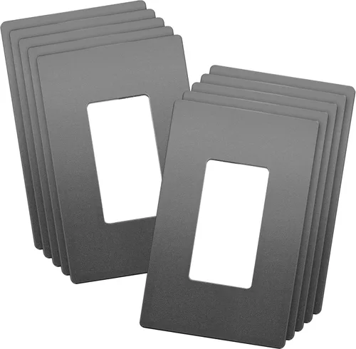 Miniatura 121 de LIDER Placa de pared decorativa sin tornillos para interruptor, resistente a los impactos, plexiglás de acrílico espejado, renovación moderna