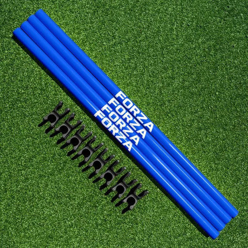 Miniatura 10 de FORZA Agility Poles & Clips Create Your Own Hurdles - 8 Color Options Azul (Electric Blue)