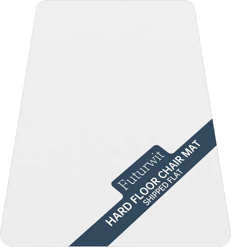 Miniatura 14 de Tapete para silla de escritorio para suelos duros, 48 x 30 pulgadas, protector transparente de oficina para madera dura, tapete de plástico de fácil