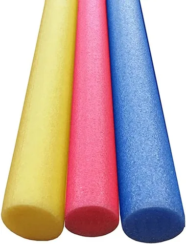 Miniatura 8 de Oodles of Noodles Fideos sólidos de espuma de lujo para piscina, paquete de 3, 55 pulgadas de longitud Rojo