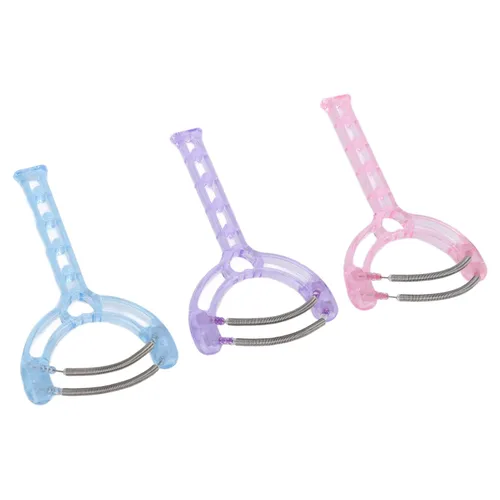 Miniatura 3 de 3 unidades de removedor de vello facial manual de primavera, depilación facial de mano para mujeres, ceja, barbilla, mejilla, bigote, labio superior