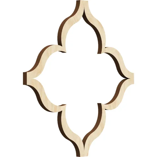 Miniatura 10 de May Paneles decorativos de pared de madera con calado, pequeños, 11 3/8 pulgadas de ancho x 11 3/8 pulgadas de alto x 1/4 pulgadas de alto, roble