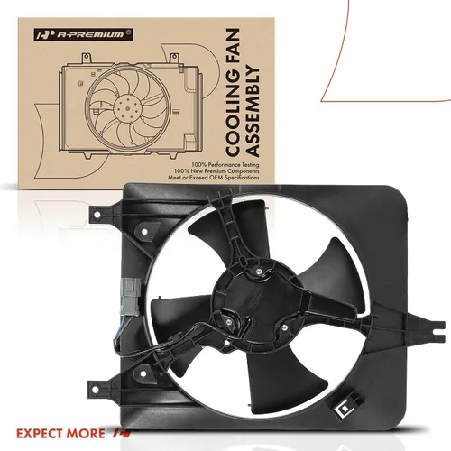 Miniatura 8 de A-Premium Conjunto de ventilador del condensador A/C compatible con modelos seleccionados de Honda - Accord 1998 1999 2000 2001 2002, 2.3L
