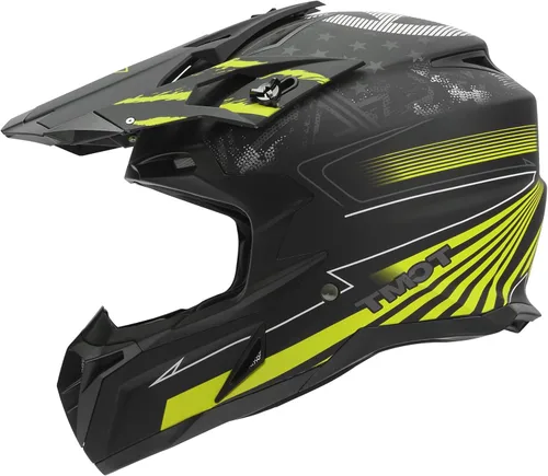 Miniatura 6 de SLMOTO - Casco de motocross para adultos, ATV, bicicleta de tierra, motocicleta, BMX, MX, descenso, todoterreno, MTB, bicicleta de montaña