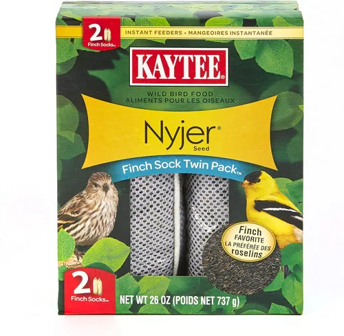 Miniatura 10 de Kaytee Nyjer - Semilla de comida para pájaros silvestres, 3 libras