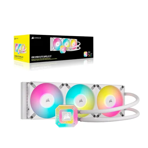 Miniatura 8 de Corsair iCUE H150i Elite CAPELLIX XT Enfriador líquido de CPU para escritorio - Tres ventiladores AF120 RGB Elite - Radiador de 360mm - Intel® LGA