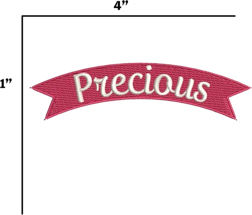 Miniatura 2 de Precious - Parche bordado estilo rockero de alta calidad, aplique bordado para planchar o coser, color rosa, romance dulce, humor divertido