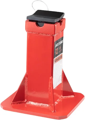 Miniatura 8 de 12 toneladas (26,400 lbs) soportes de gato de pinza profesional resistente para autos con bloqueo, altura ajustable hasta 18" para apoyar camiones