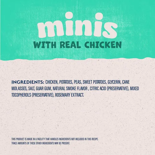 Miniatura 5 de Natural Balance Mini-Rewards de Ingredientes Limitados con Pollo Sin Granos, Golosinas de Entrenamiento para Perros Envase de 5.3 oz