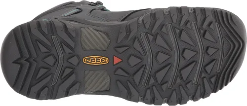 Miniatura 4 de KEEN Ridge Flex - Botas de senderismo impermeables de altura media para mujer, Acero GrisPorcelana, 8.5