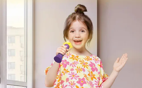 Miniatura 4 de eKids Disney Wish - Micrófono de juguete para niños, juguete musical con música integrada, micrófono para niños diseñado para edades de 3 años