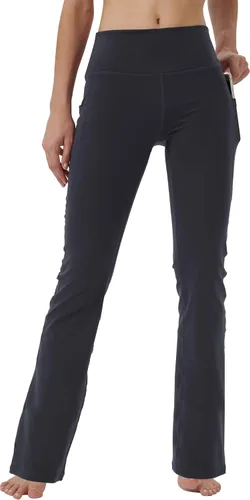 Miniatura 3 de Pantalones de yoga para mujer con bolsillos ocultos, control de abdomen, leggings largos para correr
