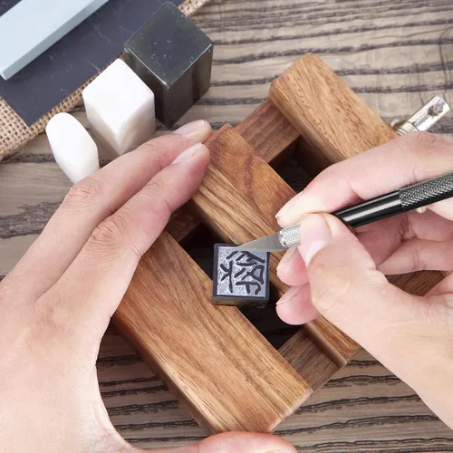Miniatura 6 de Juego de 15 cuchillos Exacto, cuchillos para pasatiempos, suministros de regreso a clases, kit de cuchillos para manualidades, manualidades, álbumes