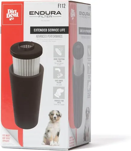 Miniatura 4 de Dirt Devil - Filtro de vacío para aspiradoras verticales Endura, reutilizable, estilo F112, negro, filtración de alto rendimiento, número de pieza