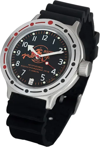 Miniatura 2 de Vostok Amphibian - Reloj de pulsera automático para hombre cuerda automática militar para bucear anfibio reloj 380