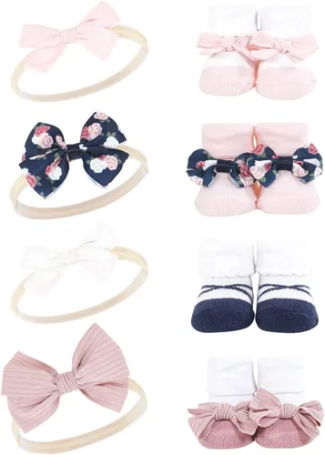 Miniatura 11 de Hudson Baby Conjunto de regalo de diadema y calcetines para niña