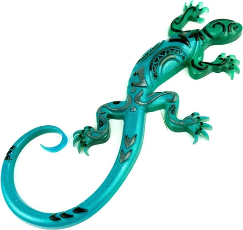Miniatura 4 de Moldes de silicona de resina para colgar en la pared, adorno decorativo de arte animal, molde de fundición Gecko para resina epoxi, moldes de resina