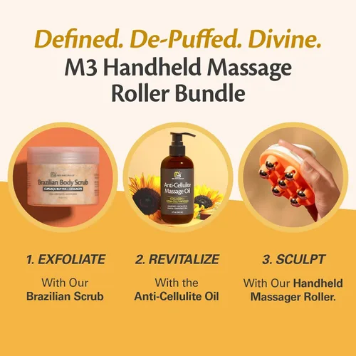 Miniatura 6 de Masajeador de drenaje linfático con rodillos de acero refrigerante para esculpir el cuerpo, celulitis y dolores musculares, apto para agarre