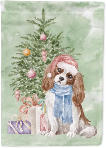 Miniatura 97 de Caroline's Treasures CK8213GF Bulldog Inglés #2 Regalos de Navidad y árbol de jardín Bandera de buzón Bandera decorativa para patio exterior, patio