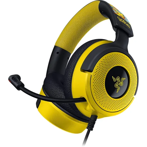 Razer Kraken V4 X Wired Gaming Headset: 40 mm Drivers - Cardioid Mic - Memory Foam Cushions - Chroma RGB Lighting - Type C & Type A Cable - for PC,