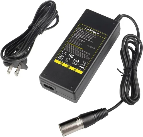 Miniatura 8 de TREE.NB Cargador de 54.6 V 2 A para cargador de batería de litio de 48 V-54.6 V, con conector redondo de enchufe de 5.5x2.1 mm, para GOTRAX GXL V2