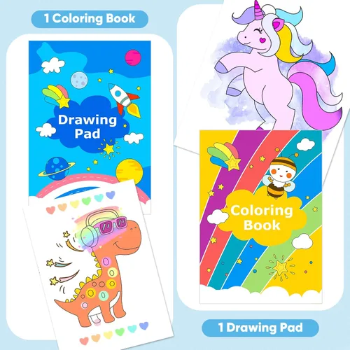 Miniatura 3 de iBayam Juego de colorear para adultos, lindas cosas preparatorias, paquete de 149 suministros de dibujo para bocetos, kits de pintura, juego de Azul