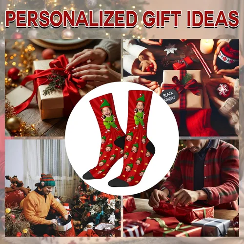 Miniatura 82 de Artsadd Calcetines personalizados para mujeres y hombres, amantes de los perros y gatos, regalos divertidos unisex personalizados