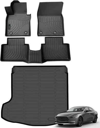 Miniatura 69 de ANBINGO® Alfombrillas de Piso para 2024 2025 CX-90 y CX90 PHEV (Híbrido Enchufable) 6 y 7 Asientos 2da Fila Asiento de Capitán o Asiento Tipo Cubo