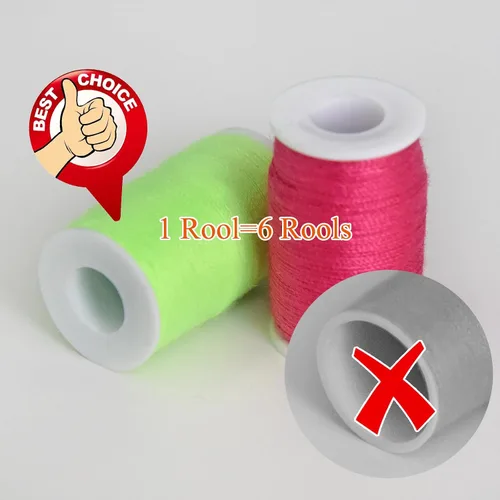 Miniatura 3 de Kit de costura de 100 colores Juego de hilo de poliéster práctico