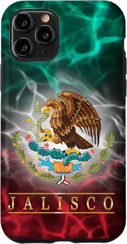 Miniatura 28 de Funda para iPhone 11 Pro Max Jalisco con la bandera de México, funda orgullosa de las raíces mexicanas