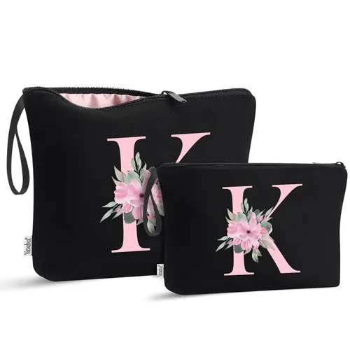 Miniatura 18 de Vavabox A-Z Bolsa de Maquillaje Personalizada, Regalos de Cumpleaños para Mujeres y Mamá, Regalos para la Mejor Amiga, Bolsa de Cosméticos