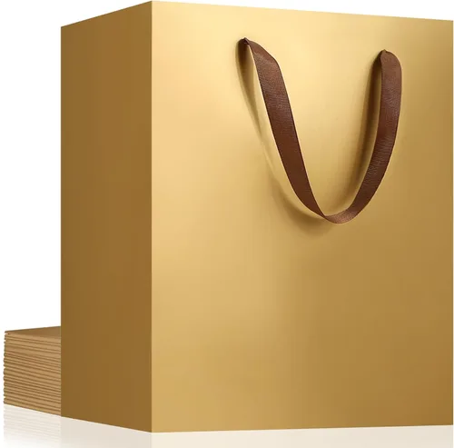 Miniatura 29 de EUSOAR Bolsas de papel de estraza grandes de 9.8 x 5.1 x 12.6 pulgadas a granel, bolsas resistentes para recuerdos de fiesta, cumpleaños, bodas