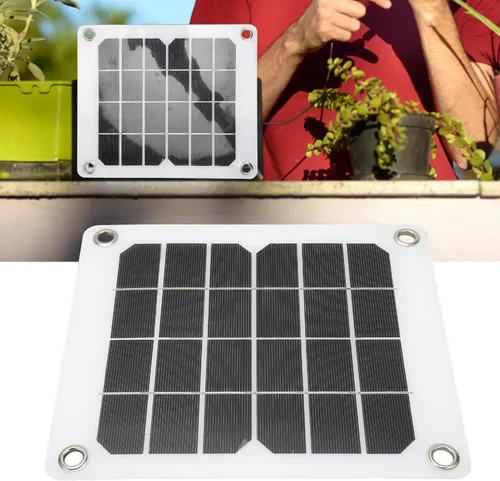 Miniatura 5 de Kit de panel solar, cargador de energía monocristalino de 20 vatios y 5 voltios, panel solar portátil USB, ahorro de energía, para estación