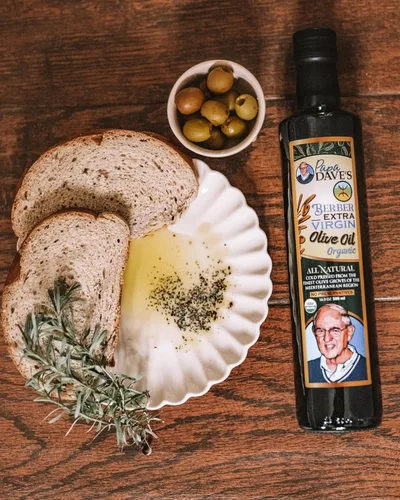 Miniatura 13 de Papa Dave's Aceite de oliva virgen extra orgánico certificado por USDA, contiene polifenol primero prensado en frío, aceite de oliva rico
