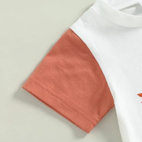 Miniatura 4 de Conjunto de ropa patriótica con estampado americano para el 4 de julio para bebé y niño del 4 de julio