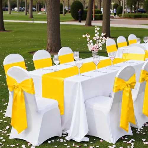 Miniatura 93 de mds - Lote de 10 lazos de satén para sillas de boda y eventos, para decoración de fiestas, 30 colores, Satin, 10 Verde oliva