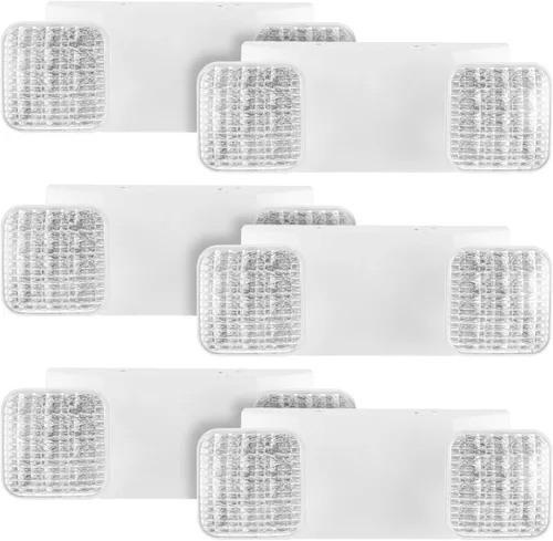 Miniatura 10 de OSTEK Accesorios de iluminación LED de salida de emergencia con baterías de reserva de 90 minutos de largo, luz de emergencia LED integrada