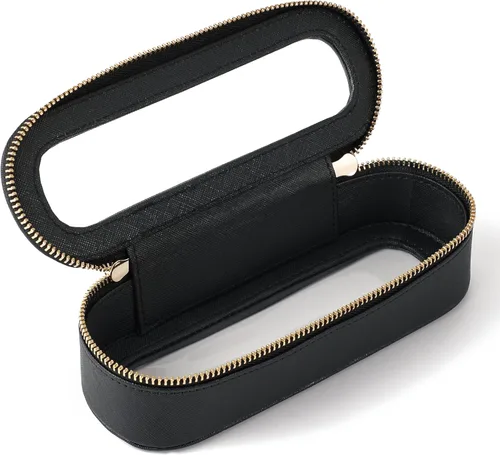 Miniatura 67 de Aveniee Organizador de bolsa de maquillaje transparente, bolsa de aseo de viaje para mujer, bolsa de cosméticos impermeable con cremalleras, Rosa