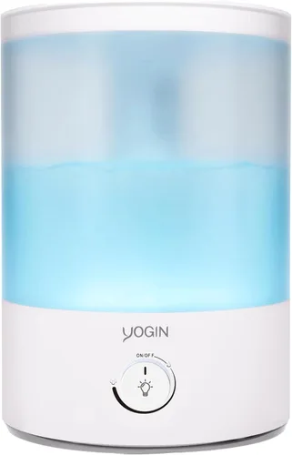 YOGIN Humidificadores para Dormitorio Habitación Grande, Llenado Superior 2.5L Humidificadores Ultrasónicos de Niebla Fría para Guardería de Bebé y
